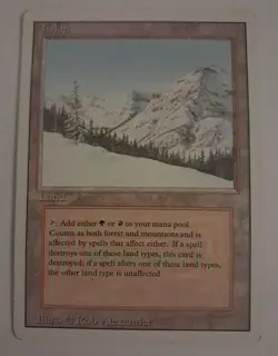 Taiga HP MTG Magic the Gathering Revised Reserved List - Image 1