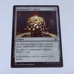 Commander’s Sphere 163 Magic The Gathering Trading Card MTG Tc7 - Image 1