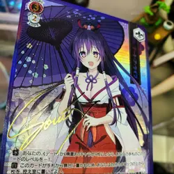 DIY Weiss Schwarz Tohka Yatogami Date A Live NM JP TCG CCG FDI/W120 Signed Card - Image 3