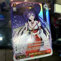 DIY Weiss Schwarz Tohka Yatogami Date A Live NM JP TCG CCG FDI/W120 Signed Card - Image 5
