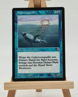 Galley Jellyfish Portal Magic Card MTG German (Man-o'-War) - Image 1