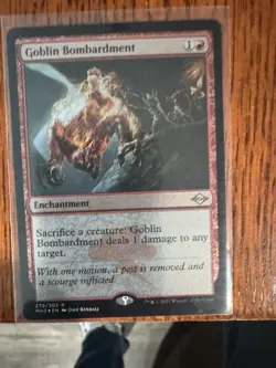 Goblin Bombardment (Foil Etched) #279 (NM) Modern Horizons 2 MH2 Magic - Image 1