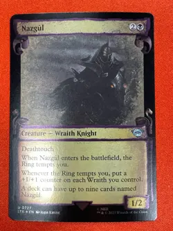 MTG LTR 0727 Nazgûl (The Lord of the Rings) Showcase Scrolls NM EN Foil - Image 1