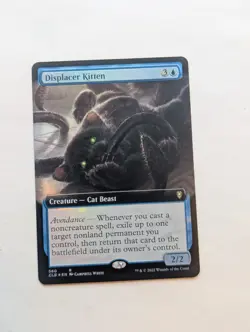 Displacer Kitten (Extended Art) Commander Legends: Battle for Baldur's Gate Foil - Image 1