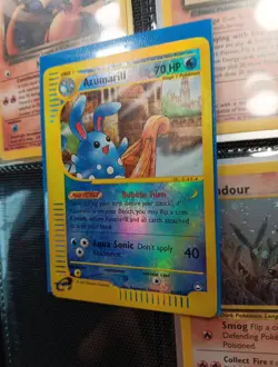 Azumarill Reverse Holo 4/147 Aquapolis English Pokemon Card WoTC E-Reader - Image 3