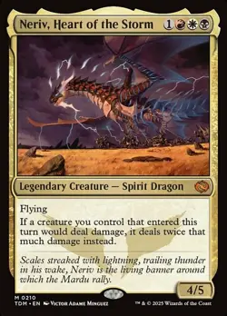 Neriv, Heart of the Storm Light Play, English Magic the Gathering MTG Tarkir: Dr - Image 1