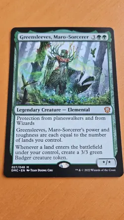MTG Greensleeves, Maro Sorcerer 027/048 Artist: Tuan Duong Chu - Mythic Rare - Image 1