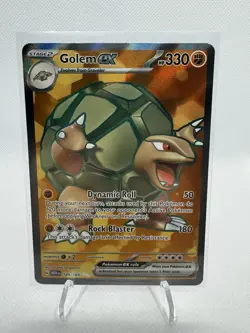 Golem ex 189/165 Pokemon 151 Card Full Art Ultra Rare Scarlet And Violet NM - Image 1