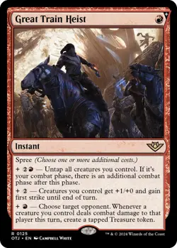 MTG Foil - Great Train Heist - 125 / NM / English - Image 2