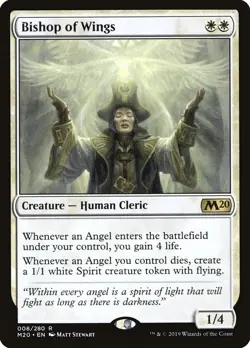 MTG Bishop of Wings - 8 / English / Lightly Played - Image 1
