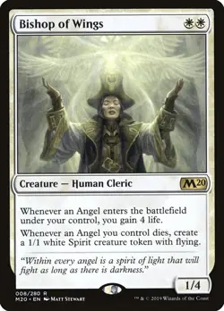 MTG Bishop of Wings - 8 / English / Lightly Played - Image 2