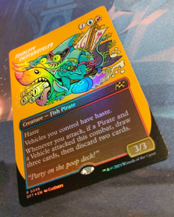 Fearless Swashbuckler FOIL - Borderless - Aetherdrift - Rare - NM (see pics) MTG - Image 6