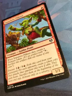 Impulsive Pilferer - Commander Masters - Common - NM (see pics) MTG - Image 3