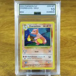 Pokemon Trading Card Game Classic Charmeleon CLC 002/034 AGS Gem-MT 10 Holo 2023 - Image 1