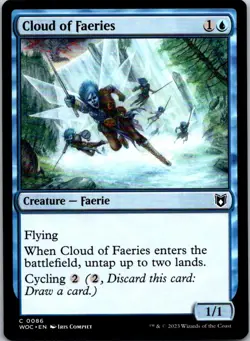 Magic the Gathering Cloud of Faeries Wilds of Eldraine Commander MTG - Image 2