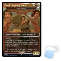 FEZZIK, RHYMING GIANT (BRION STOUTARM) Secret Lair Magic MTG MINT CARD - Image 2