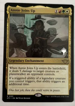 1x ANNIE JOINS UP - Outlaws of Thunder Junction - MTG - Magic the Gathering - Image 1