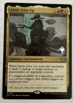 1x ANNIE JOINS UP - Outlaws of Thunder Junction - MTG - Magic the Gathering - Image 2