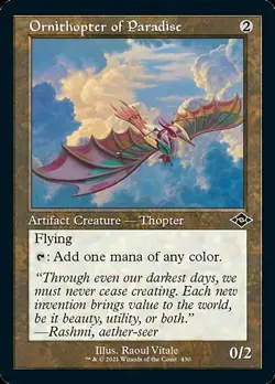 1x Ornithopter of Paradise - NM Retro Foil - Modern Horizons 2 - Image 1