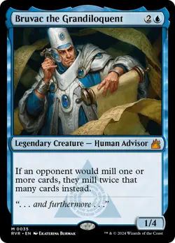 Bruvac the Grandiloquent - RVR - NM - MTG - Image 1