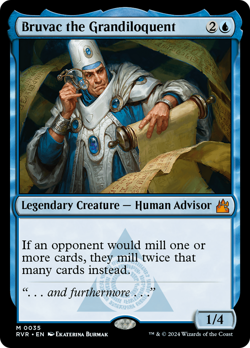 Bruvac the Grandiloquent - RVR - NM - MTG - Image 3