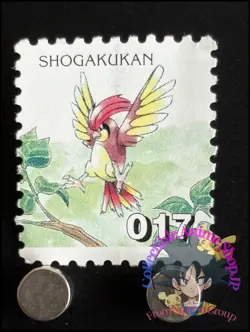 Pidgeotto Pokemon Stamp Card Japanese Shogakukan Nintendo Game Anime TCG H - Image 1