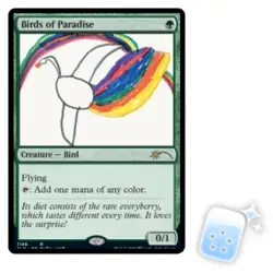 BIRDS OF PARADISE (1148) Secret Lair Magic MTG MINT CARD - Image 1