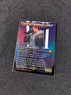 MTG - Squall SeeD Mercenary - FOIL Borderless - Final Fantasy - FIN 0402 - Image 1