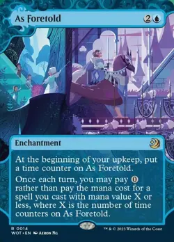 As Foretold - Wilds of Eldraine: Enchanting Tales #0014 MTG Magic The Gathering - Image 2