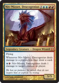 Moderate Play x 1 Niv-Mizzet, Dracogenius - Foil Return to Ravnica - Image 1