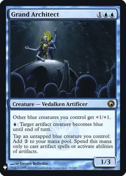 MTG Magic 1x Grand Architect FOIL (M/NM) The List Reprints - Image 1
