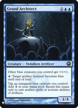 MTG Magic 1x Grand Architect FOIL (M/NM) The List Reprints - Image 2