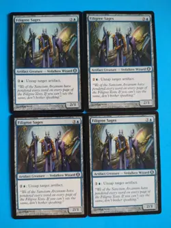 Filigree Sages 4X LP Shards of Alara MTG Magic the Gathering - Image 1