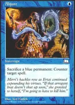 MTG magic cards 1x Abjure Weatherlight Light Play, English - Image 1