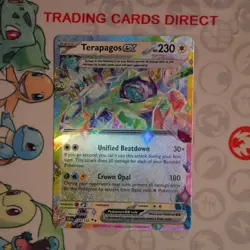 Terapagos EX 128/142 S&V Stellar Crown Holo Double Rare Pokemon Card - Image 1
