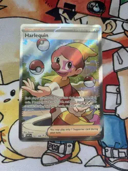 Harlequin #163/086 White Flare English Ultra Rare Pokemon Card - Image 1