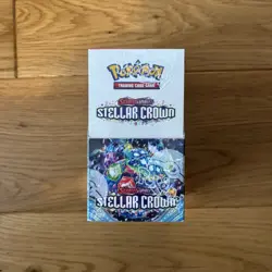 Pokémon TCG Stellar Crown Half Booster Box (18 Booster Packs) NEW FACTORY SEALED - Image 1