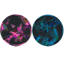 Pokemon Shining Fates Oversized Coin Shiny Dragapult + Crobat One of Each! - Image 1