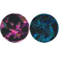 Pokemon Shining Fates Oversized Coin Shiny Dragapult + Crobat One of Each! - Image 2