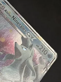 Pokémon TCG Alolan Ninetales GX 22/145 Sm-Guardians Rising Holo Rare MP - Image 3