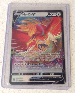 Pokémon TCG Ho-Oh V Silver Tempest 140/195 Holo Ultra Rare - Image 2