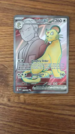 Pokémon TCG Team Rocket’s Persian ex Destined Rivals 216/182 Full Art - Image 2