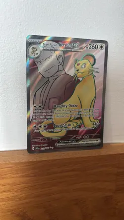 Pokémon TCG Team Rocket’s Persian ex Destined Rivals 216/182 Full Art - Image 3