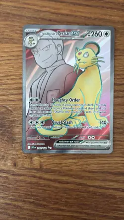 Pokémon TCG Team Rocket’s Persian ex Destined Rivals 216/182 Full Art - Image 4