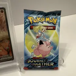 2023 POKEMON SVI EN GREAT TUSK ex #246 PSA 9 With Bones Journey Together Pack - Image 2