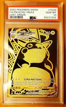 Pokemon Lost Origin Pikachu VMAX TG29 PSA 10 - Image 2