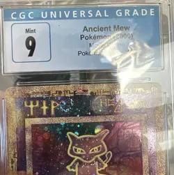 2000 - CGC 9 - Pokemon Ancient Mew Holo Promo Movie Card with Swirl 🌀 - Image 2