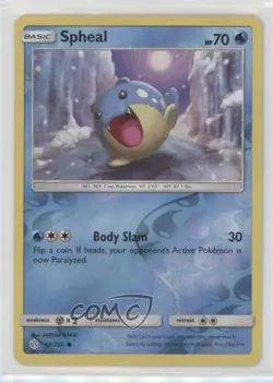 Spheal Reverse Foil Pokémon Sun & Moon Cosmic Eclipse #50 0a1 - Image 4