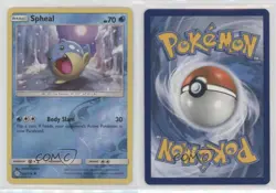 Spheal Reverse Foil Pokémon Sun & Moon Cosmic Eclipse #50 0a1 - Image 6