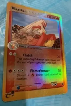 Blaziken 15/109 rev holo EX Pokemon TCG Ruby and Sapphire never played - Image 1